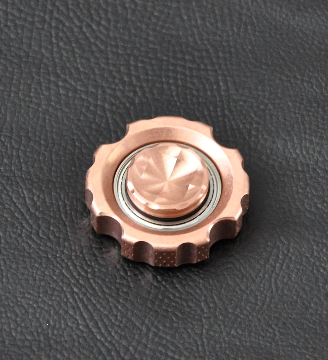 LoopHole Spinner - Copper T-4x8 Female Knurl - Without Core