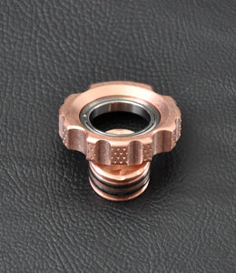 LoopHole Spinner - Copper T-4x8 Female Knurl - Without Core