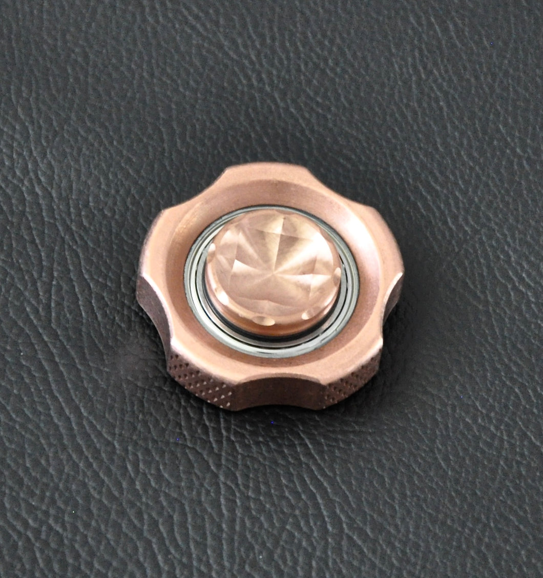 LoopHole Spinner - Copper T-5 Female Knurl - Without Core