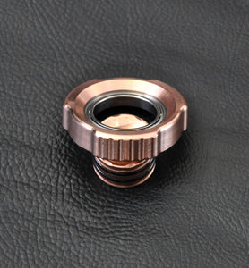 LoopHole Spinner - Copper T-3v2 Machined Knurl and Machine Finish - Without Core