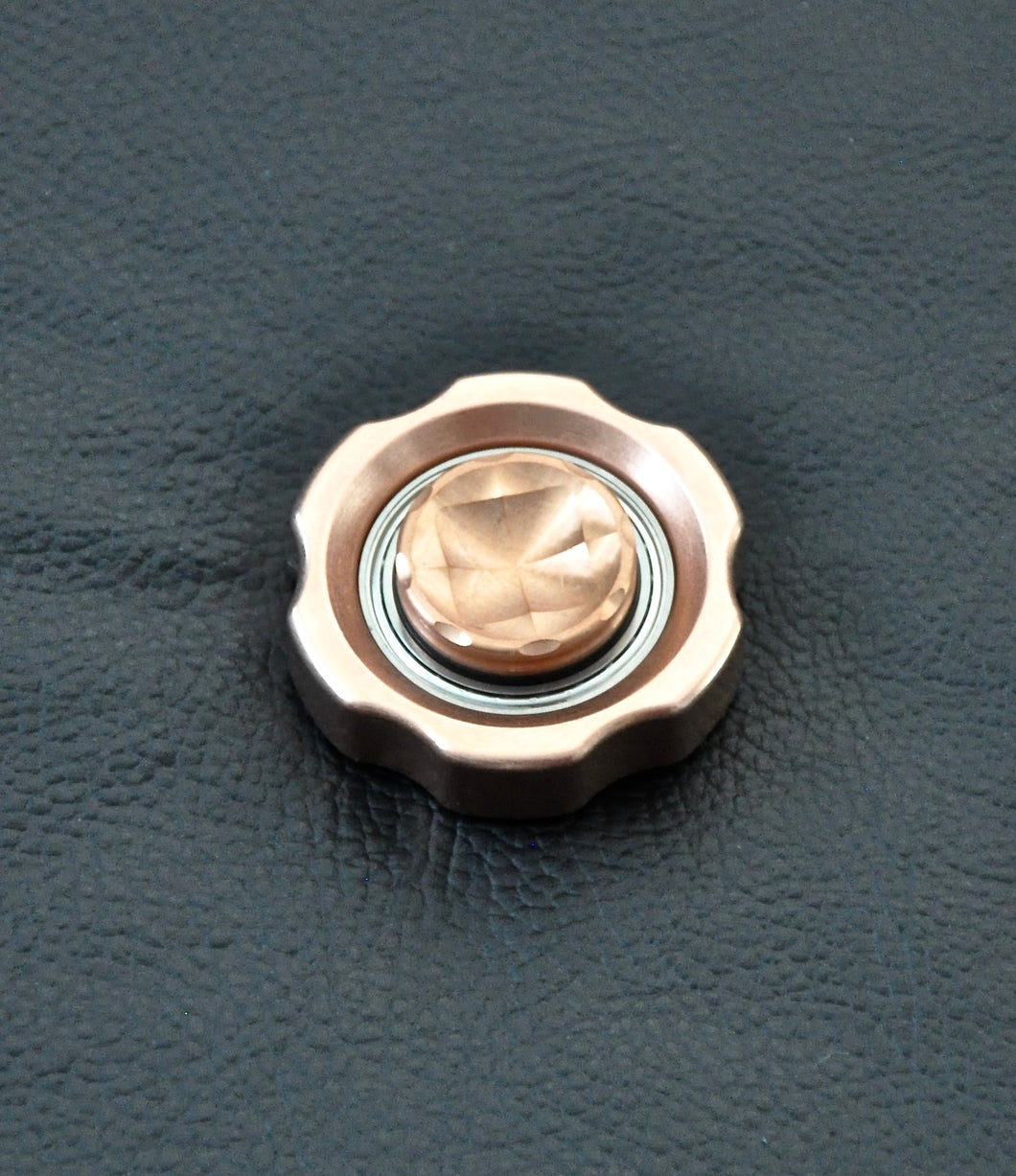 Copper T-6 Knurl Free - LoopHole Spinner - Without Core