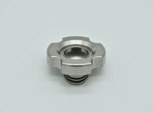 XL LoopHole Spinner - Stainless T-4 Knurl Free - Without Core
