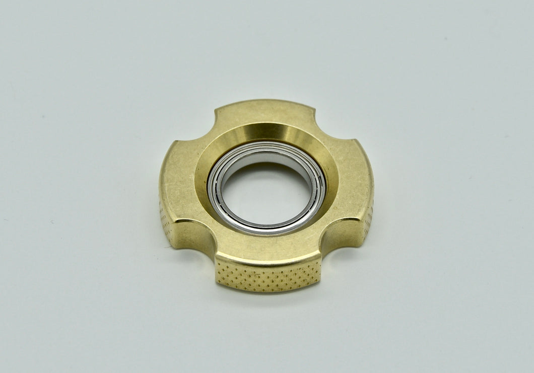 XL LoopHole Spinner - Brass T-4 Female Knurl - Without Core